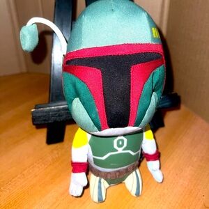 Star Wars BOBA FETT Mini Plush Stuffed Animal Disney LucasFilms 8” Adjustable